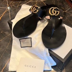 Gucci 38 black GG Marmont things